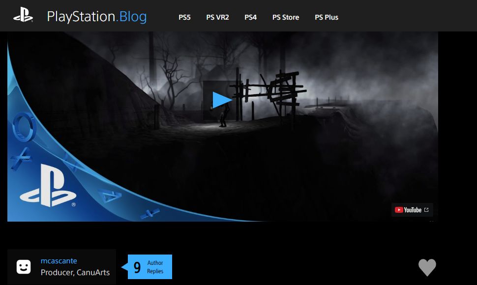 Captura de PlayStation Blog: Lithium, 2016